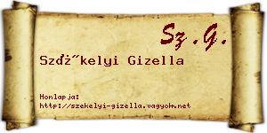 Székelyi Gizella névjegykártya